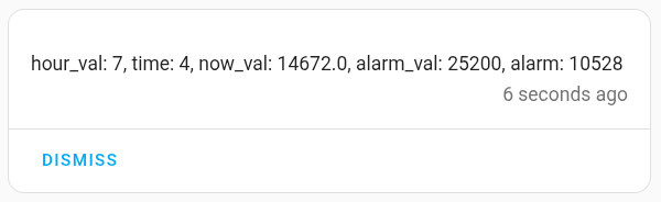 Persistent notification